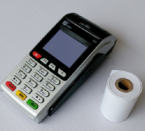 热敏pos机放纸